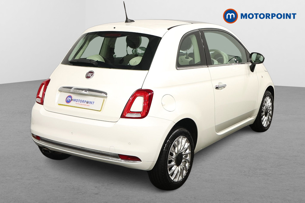 Fiat 500 Lounge Manual Petrol Hatchback - Stock Number (1606085) - Drivers side rear corner