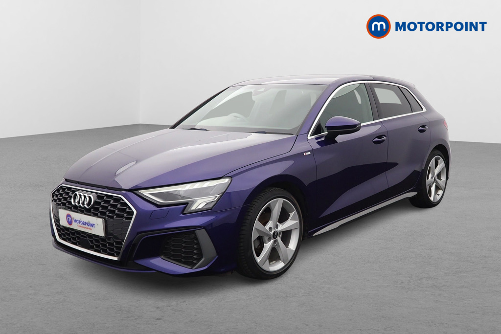 Audi A3 S Line Automatic Petrol Hatchback - Stock Number (1607037) - Passenger side front corner