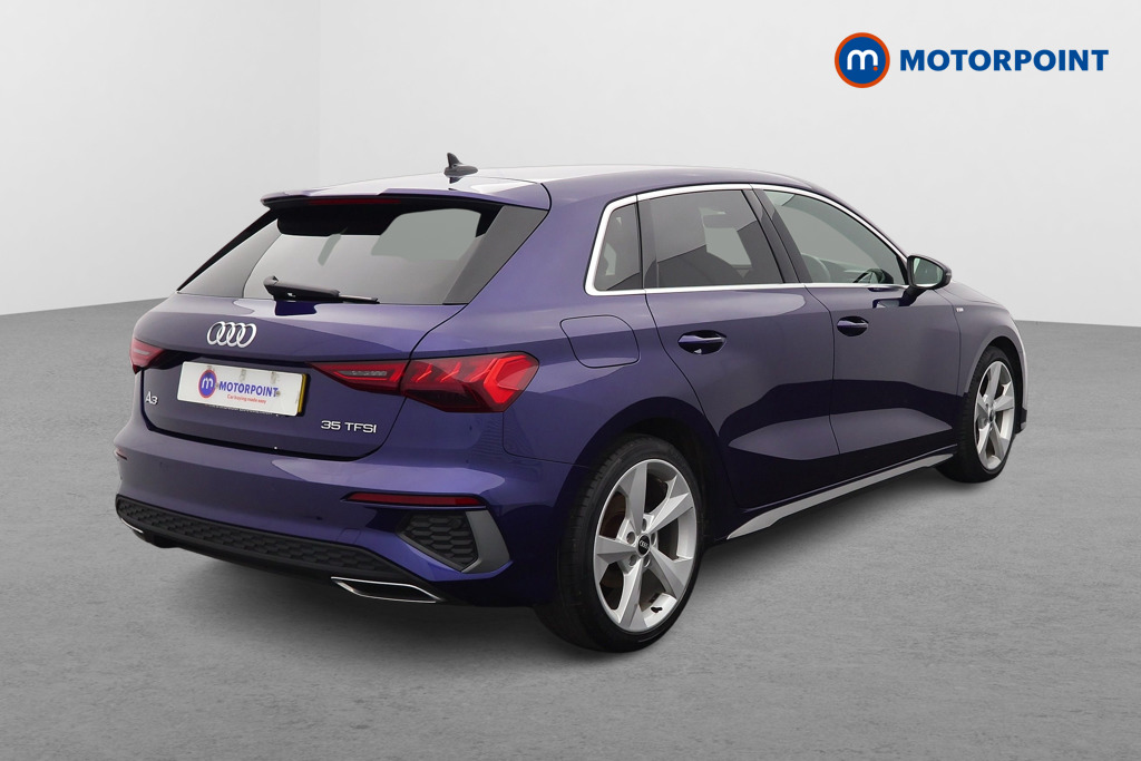 Audi A3 S Line Automatic Petrol Hatchback - Stock Number (1607037) - Drivers side rear corner