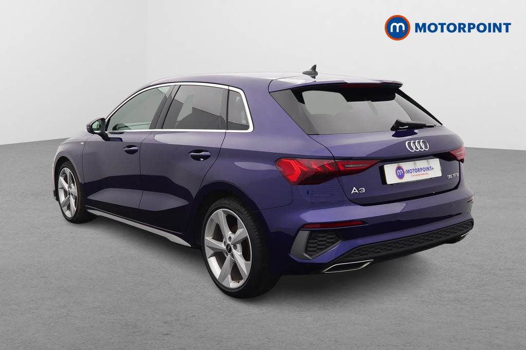 Audi A3 S Line Automatic Petrol Hatchback - Stock Number (1607037) - Passenger side rear corner