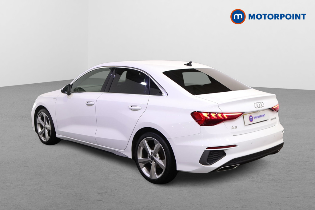 Audi A3 S Line Automatic Petrol Saloon - Stock Number (1607200) - Passenger side rear corner