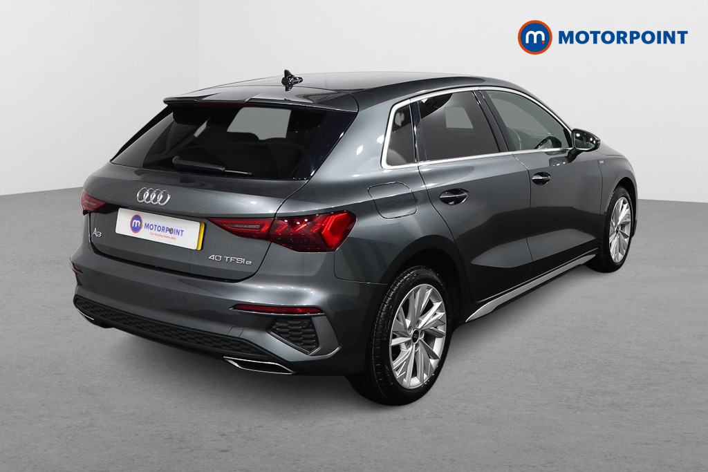 Audi A3 S Line Automatic Petrol Plug-In Hybrid Hatchback - Stock Number (1607209) - Drivers side rear corner