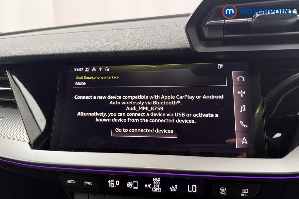 Audi A3 S Line Automatic Petrol Plug-In Hybrid Hatchback - Stock Number (1604810) - 9th supplementary image