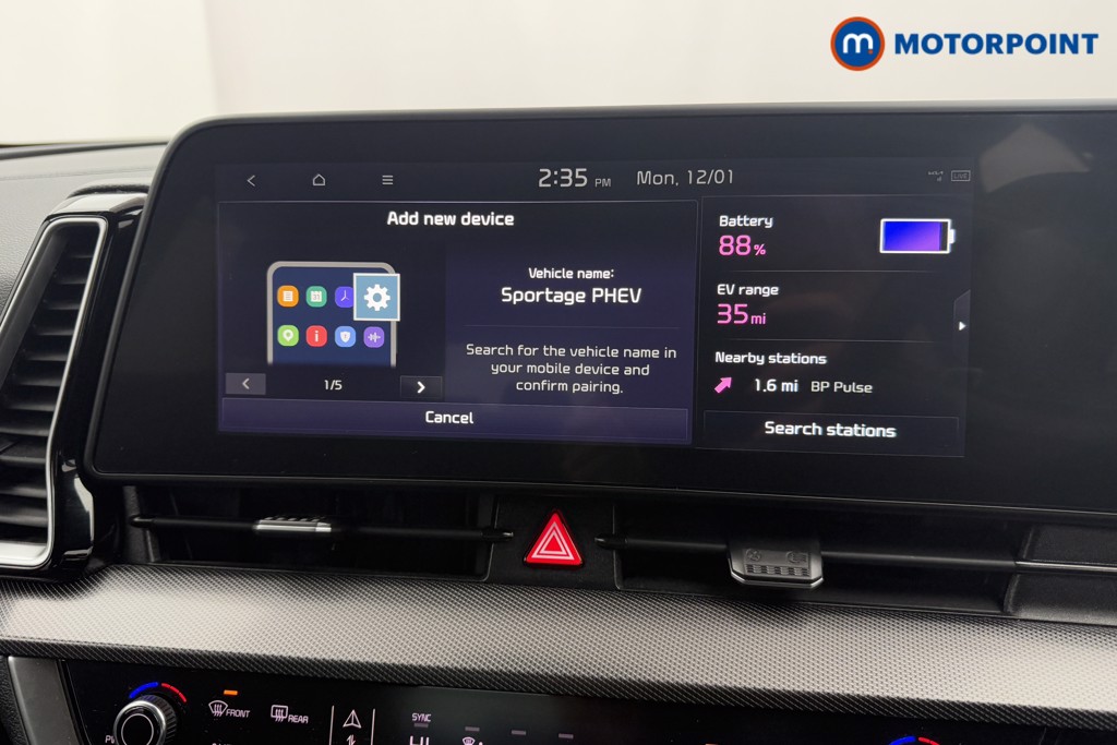 KIA Sportage Gt-Line Automatic Petrol Plug-In Hybrid SUV - Stock Number (1604952) - 10th supplementary image
