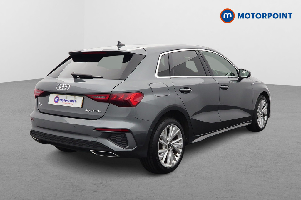 Audi A3 S Line Automatic Petrol Plug-In Hybrid Hatchback - Stock Number (1607270) - Drivers side rear corner