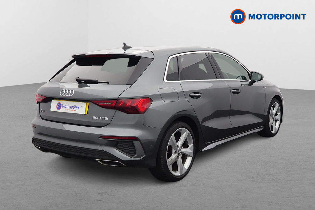 Audi A3 S Line Automatic Petrol Hatchback - Stock Number (1606481) - Drivers side rear corner