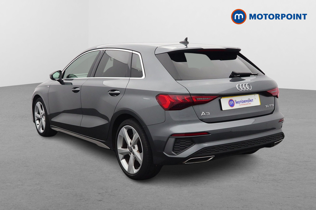 Audi A3 S Line Automatic Petrol Hatchback - Stock Number (1606481) - Passenger side rear corner