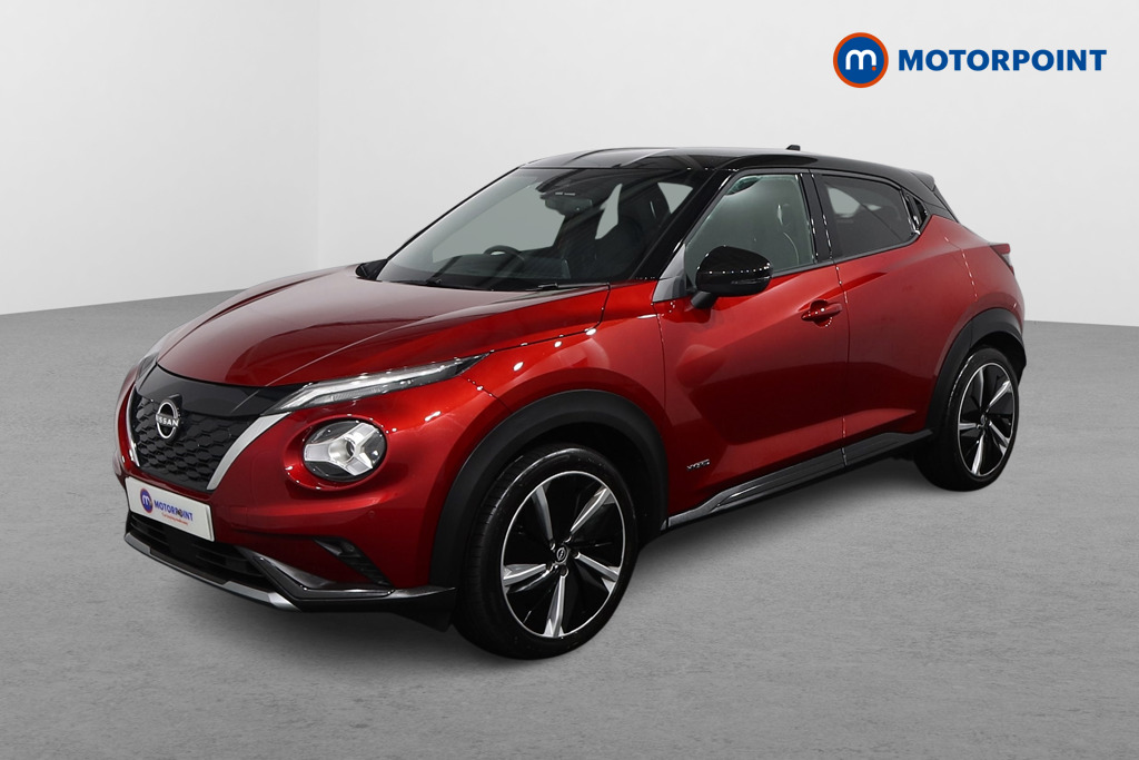 Nissan Juke Tekna-Plus Automatic Petrol-Electric Hybrid SUV - Stock Number (1607193) - Passenger side front corner
