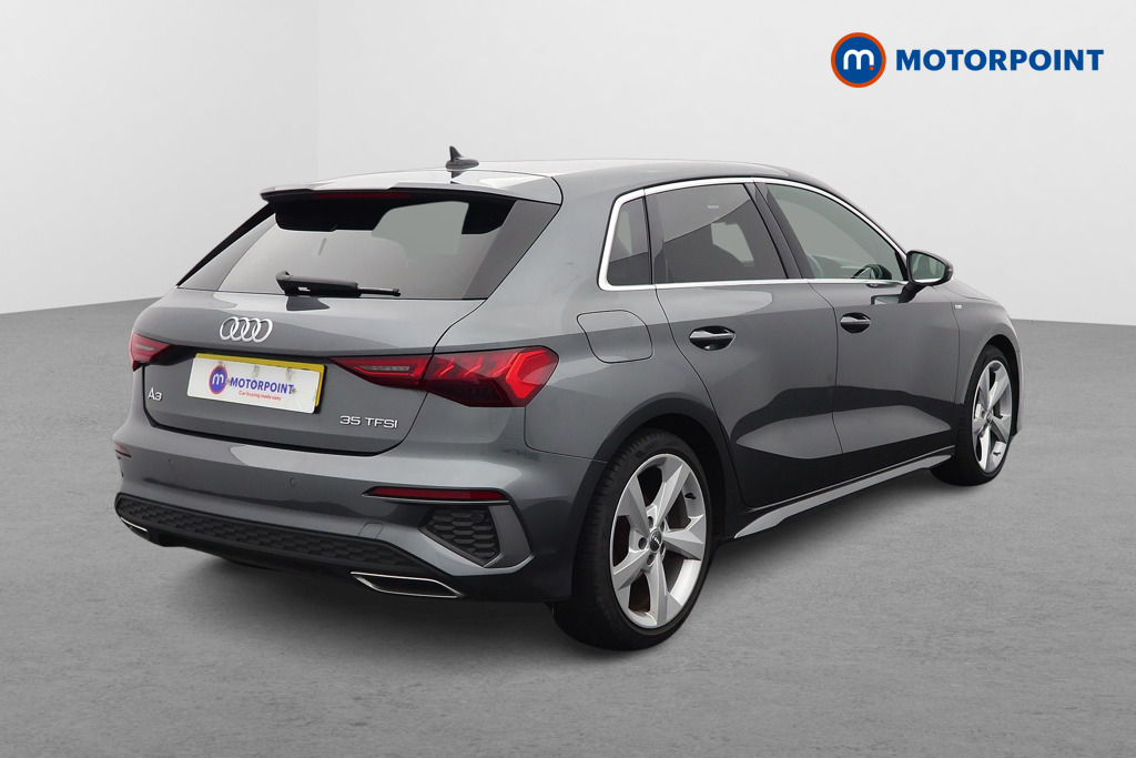 Audi A3 S Line Automatic Petrol Hatchback - Stock Number (1607245) - Drivers side rear corner