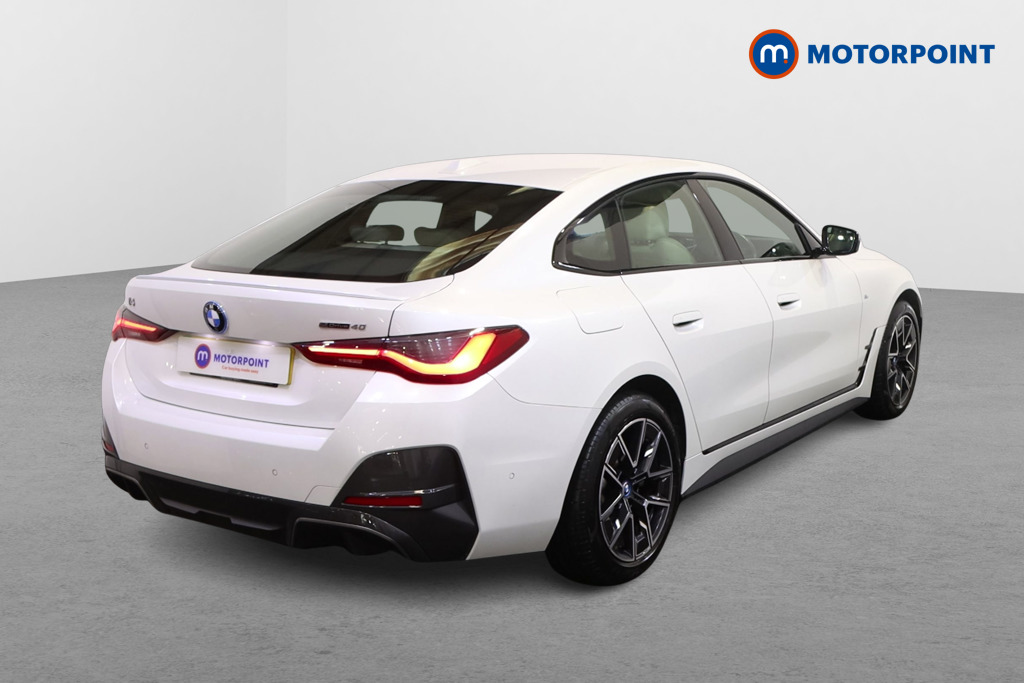 BMW I4 M Sport Automatic Electric Hatchback - Stock Number (1607532) - Drivers side rear corner