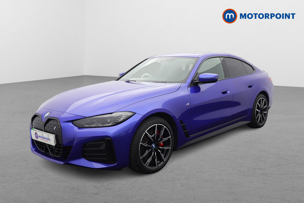 BMW I4 M Sport Automatic Electric Hatchback - Stock Number (1587220) - Passenger side front corner