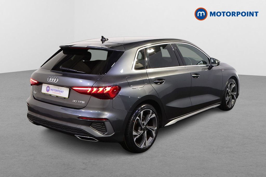 Audi A3 S Line Automatic Petrol Hatchback - Stock Number (1599305) - Drivers side rear corner