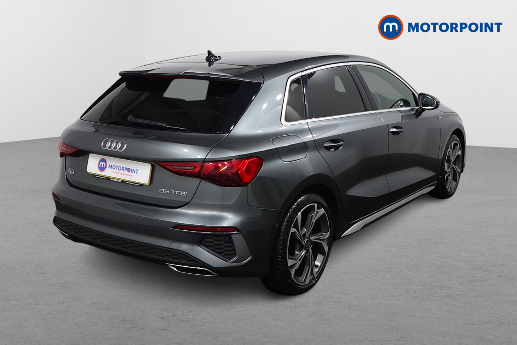 Audi A3 S Line Manual Petrol Hatchback - Stock Number (1607267) - Drivers side rear corner