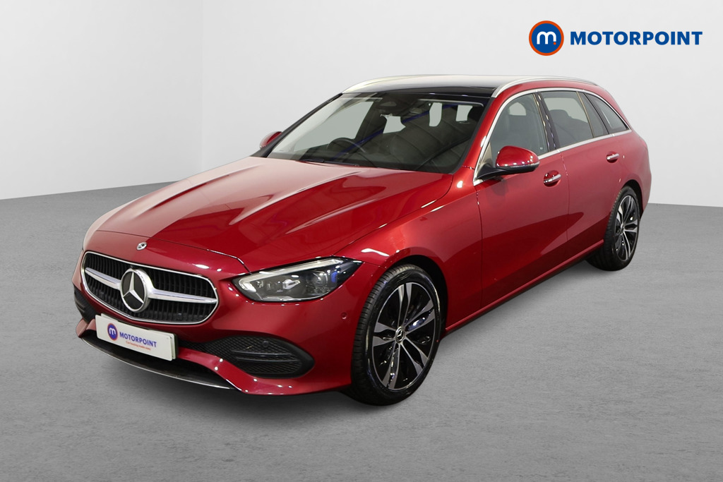 Mercedes-Benz C Class Exclusive Luxury Automatic Petrol Estate - Stock Number (1607506) - Passenger side front corner