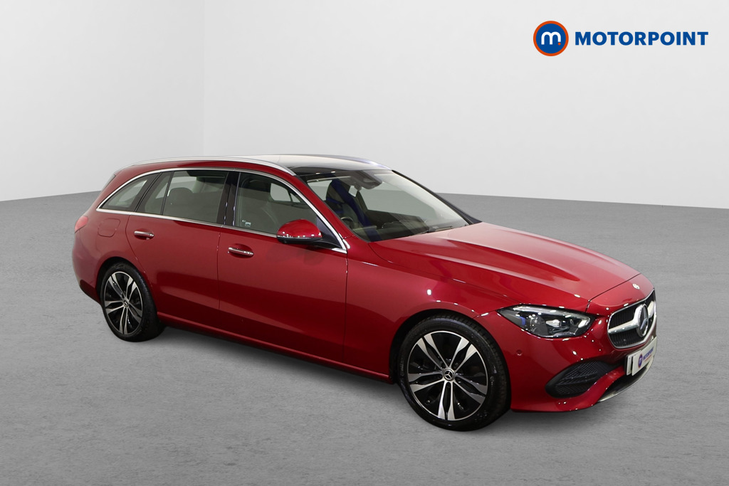 Mercedes-Benz C Class Exclusive Luxury Automatic Petrol Estate - Stock Number (1607506) - Drivers side front corner