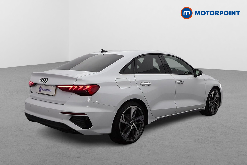 Audi A3 Black Edition Automatic Diesel Saloon - Stock Number (1606290) - Drivers side rear corner