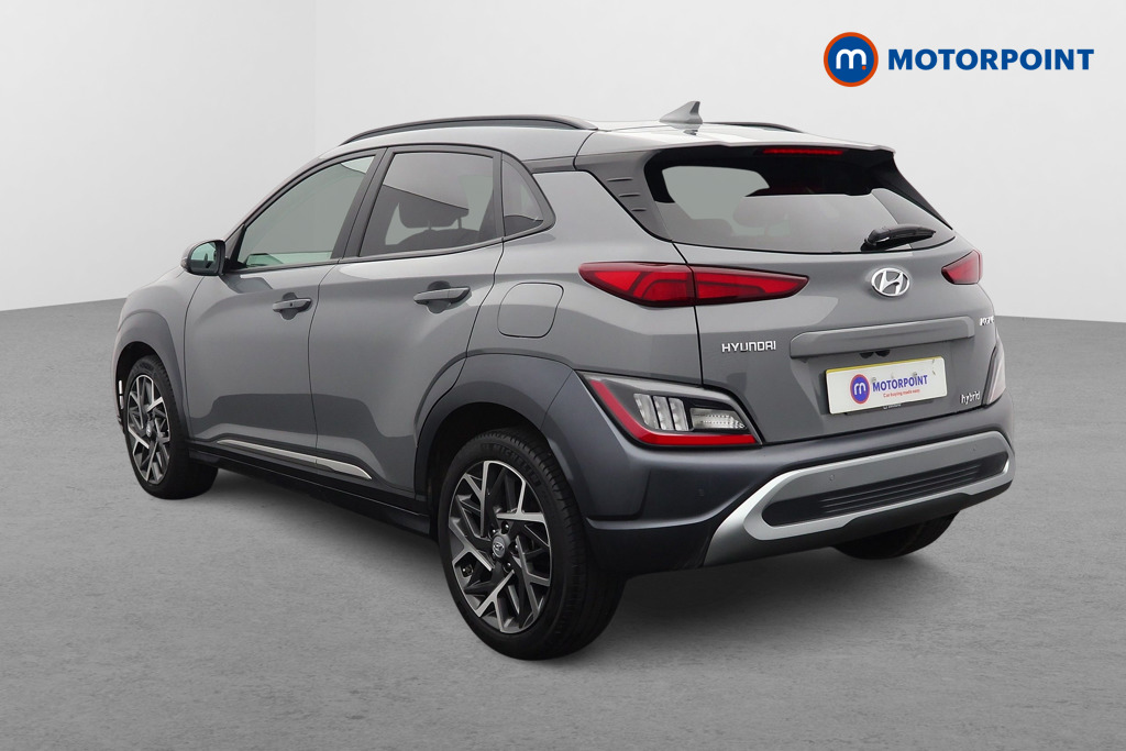 Hyundai Kona Premium Automatic Petrol-Electric Hybrid SUV - Stock Number (1609250) - Passenger side rear corner