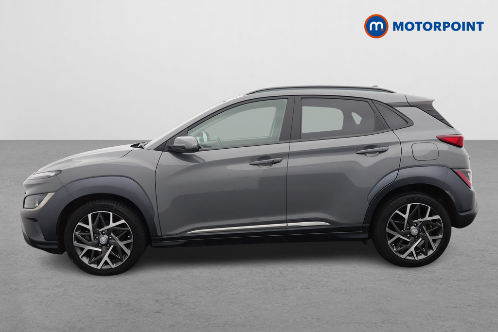 Hyundai Kona Premium Automatic Petrol-Electric Hybrid SUV - Stock Number (1609250) - Passenger side
