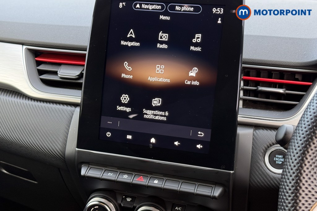 Renault Captur R.S. Line Automatic Petrol Plug-In Hybrid SUV - Stock Number (1606619) - 9th supplementary image