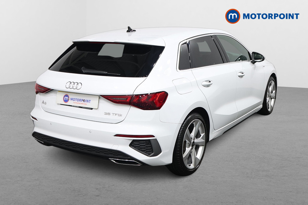 Audi A3 S Line Manual Petrol Hatchback - Stock Number (1608839) - Drivers side rear corner