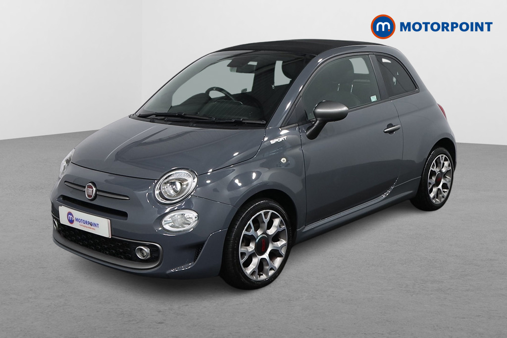 Fiat 500 Sport Manual Petrol Convertible - Stock Number (1609279) - Passenger side front corner