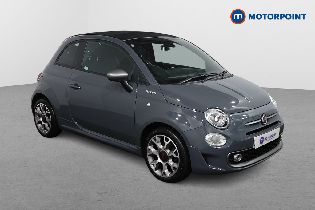 Fiat 500 Sport Manual Petrol Convertible - Stock Number (1609279) - Drivers side front corner
