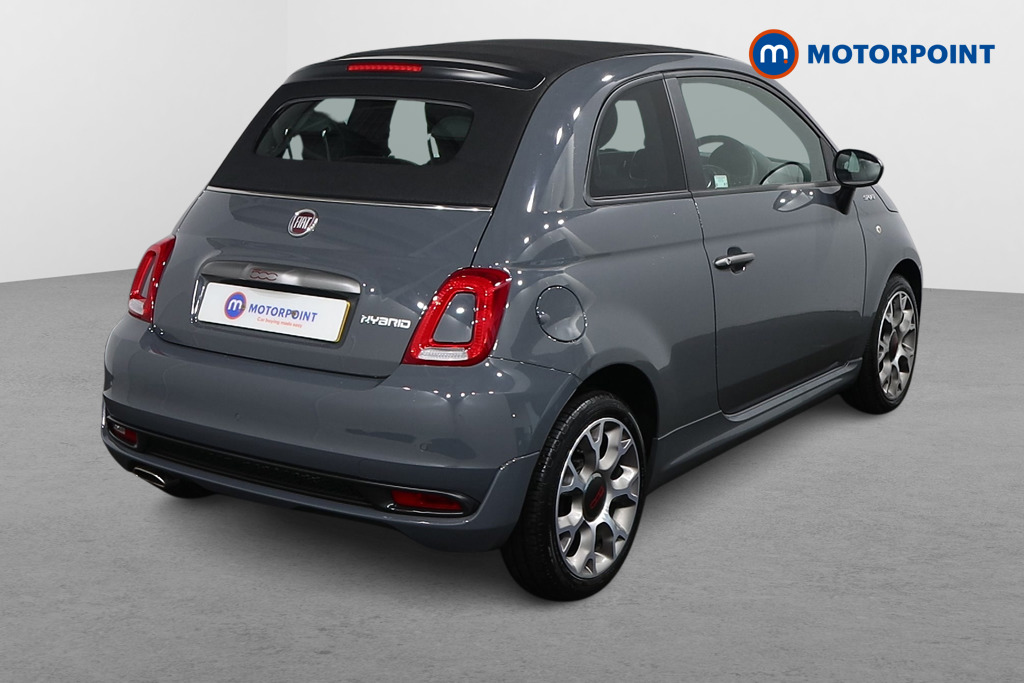 Fiat 500 Sport Manual Petrol Convertible - Stock Number (1609279) - Drivers side rear corner