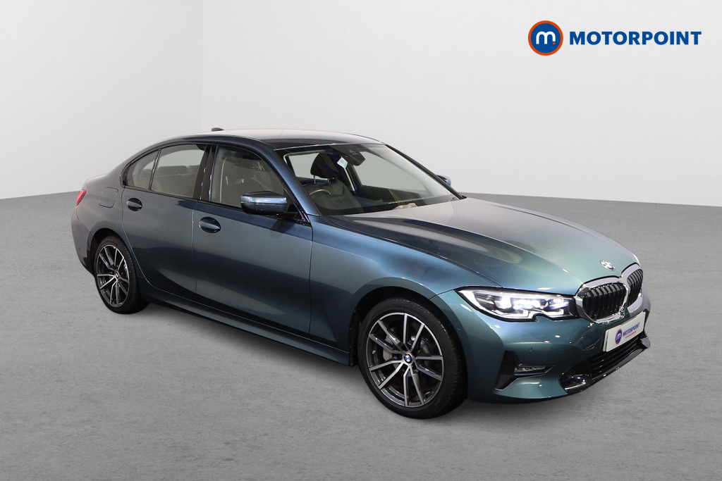 BMW 3 Series Sport Pro Automatic Petrol Plug-In Hybrid Saloon - Stock Number (1606455) - Drivers side front corner