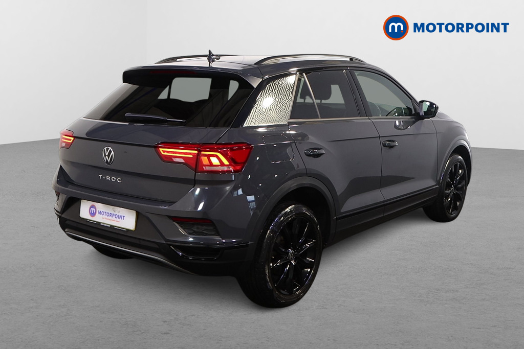 Volkswagen T-Roc Black Edition Automatic Petrol SUV - Stock Number (1608931) - Drivers side rear corner