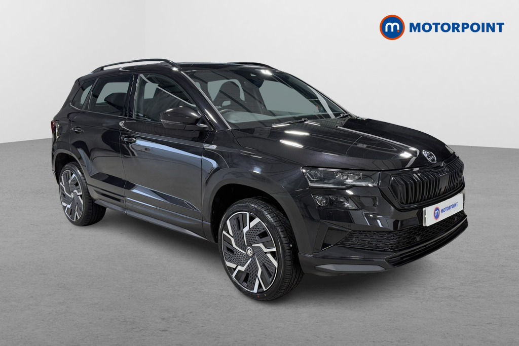 Skoda Karoq Sportline Automatic Petrol SUV - Stock Number (1604975) - Drivers side front corner