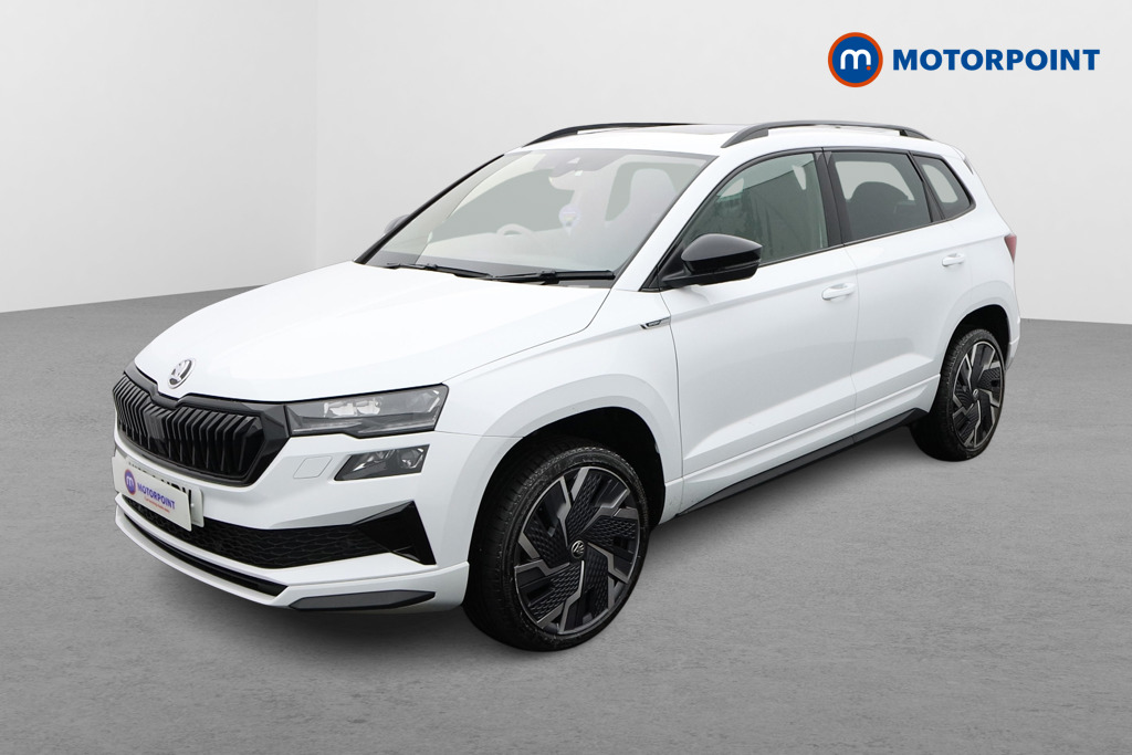 Skoda Karoq Sportline Manual Petrol SUV - Stock Number (1610379) - Passenger side front corner
