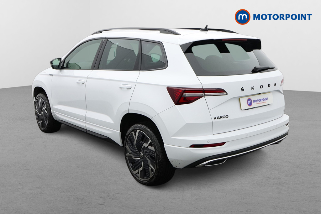 Skoda Karoq Sportline Manual Petrol SUV - Stock Number (1610379) - Passenger side rear corner