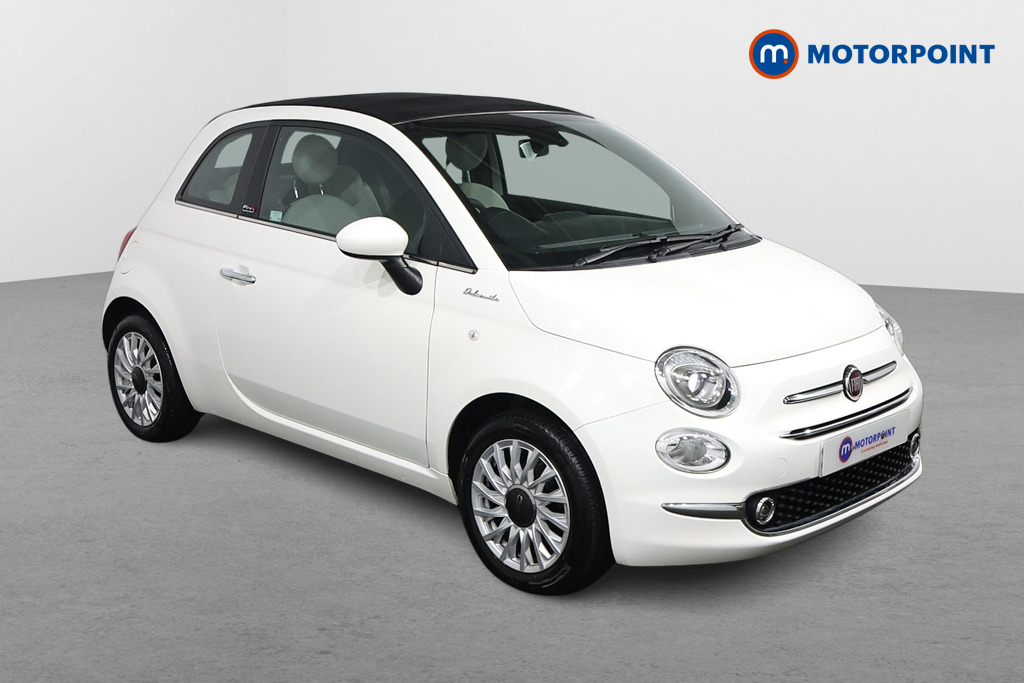 Fiat 500 Dolcevita Manual Petrol Convertible - Stock Number (1610285) - Drivers side front corner