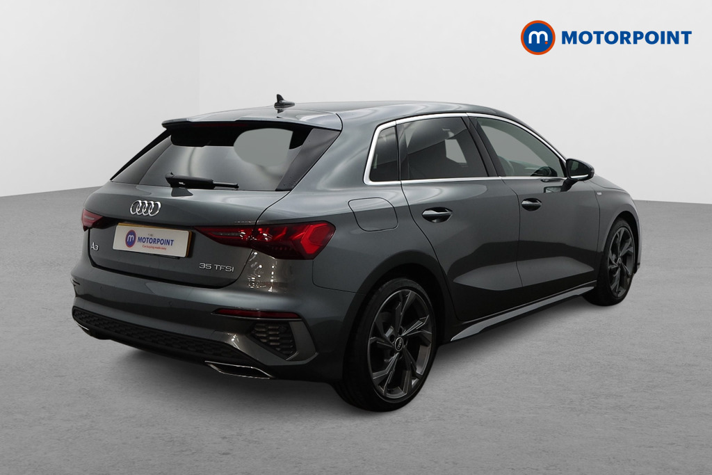 Audi A3 S Line Manual Petrol Hatchback - Stock Number (1609318) - Drivers side rear corner
