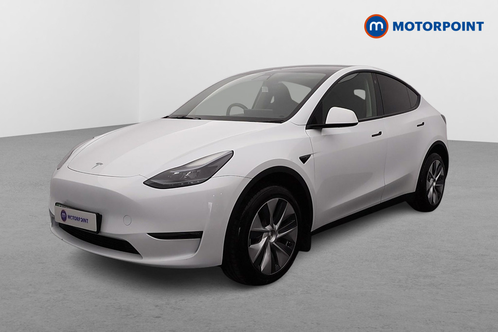 Tesla Model Y Long Range Automatic Electric SUV - Stock Number (1609798) - Passenger side front corner