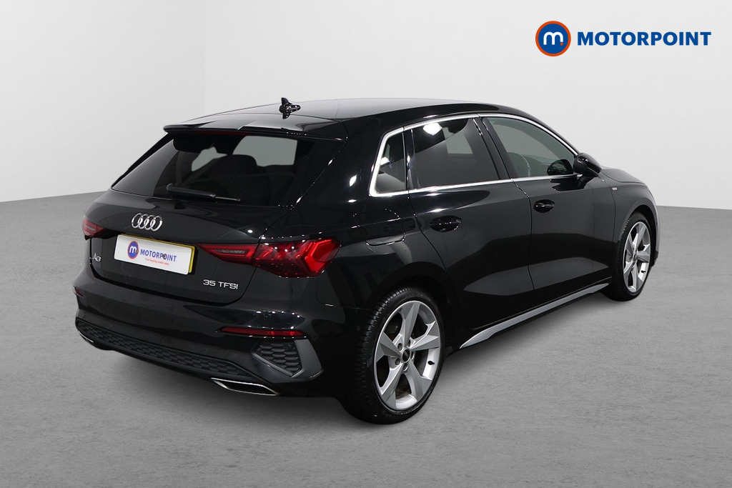 Audi A3 S Line Manual Petrol Hatchback - Stock Number (1610664) - Drivers side rear corner
