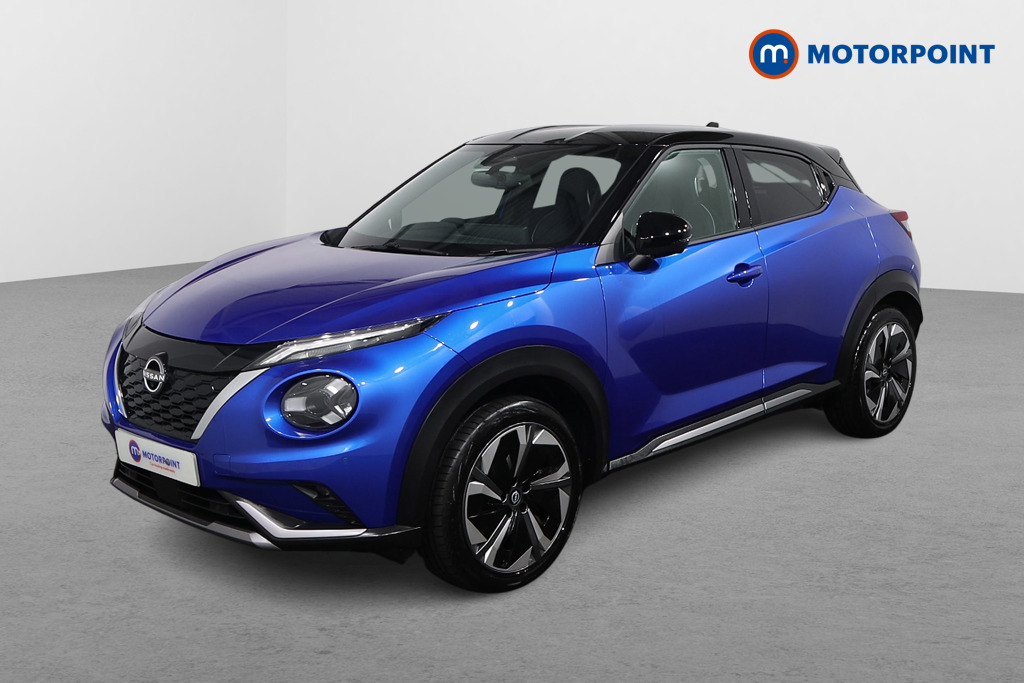 Nissan Juke Tekna-Plus Automatic Petrol-Electric Hybrid SUV - Stock Number (1612227) - Passenger side front corner