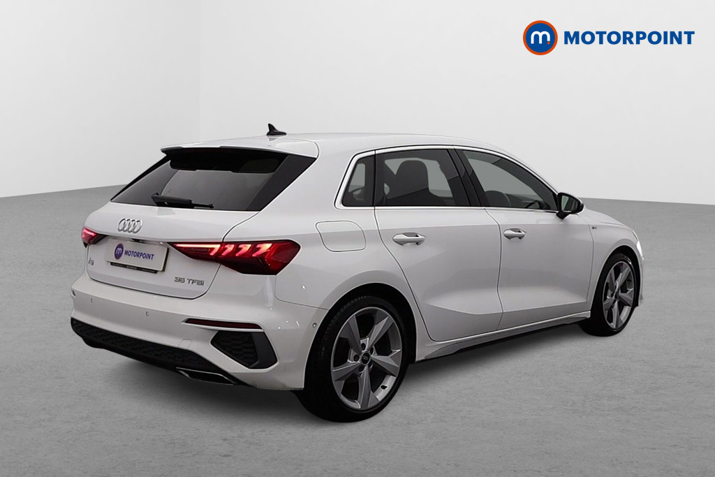 Audi A3 S Line Manual Petrol Hatchback - Stock Number (1607801) - Drivers side rear corner