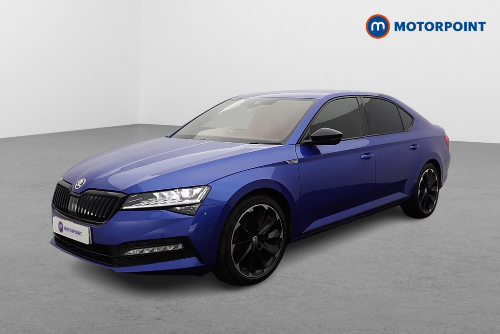 Skoda Superb Sport Line Plus Automatic Petrol Hatchback - Stock Number (1608582) - Passenger side front corner