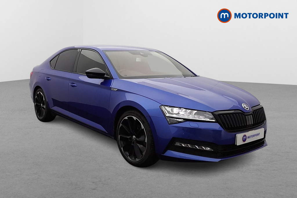 Skoda Superb Sport Line Plus Automatic Petrol Hatchback - Stock Number (1608582) - Drivers side front corner