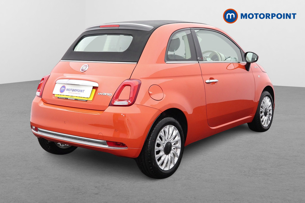 Fiat 500 Dolcevita Manual Petrol Convertible - Stock Number (1609220) - Drivers side rear corner