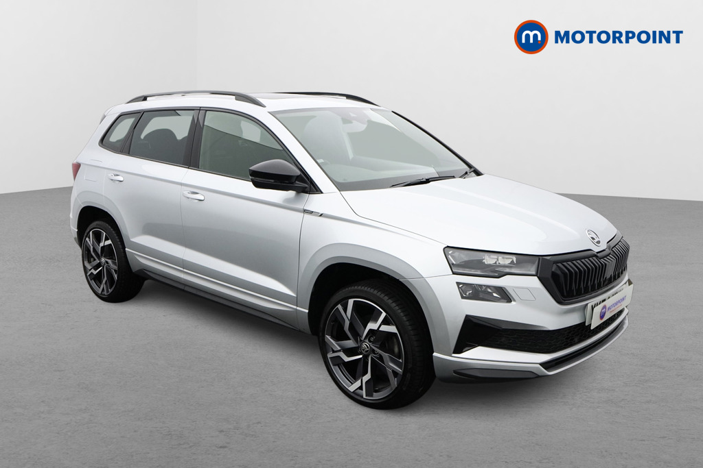 Skoda Karoq Sportline Automatic Petrol SUV - Stock Number (1612763) - Drivers side front corner