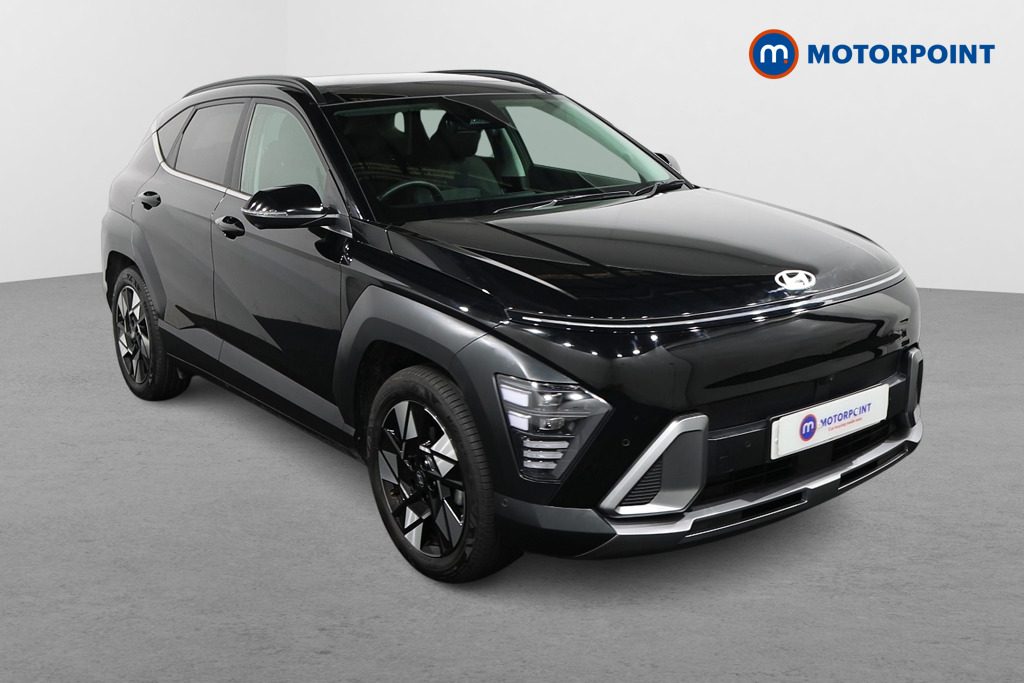 Hyundai Kona Ultimate Automatic Petrol-Electric Hybrid SUV - Stock Number (1610919) - Drivers side front corner