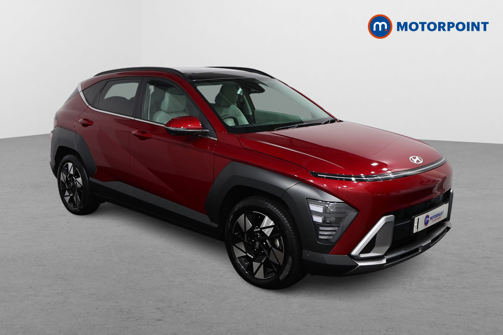 Hyundai Kona Ultimate Automatic Petrol-Electric Hybrid SUV - Stock Number (1610924) - Drivers side front corner