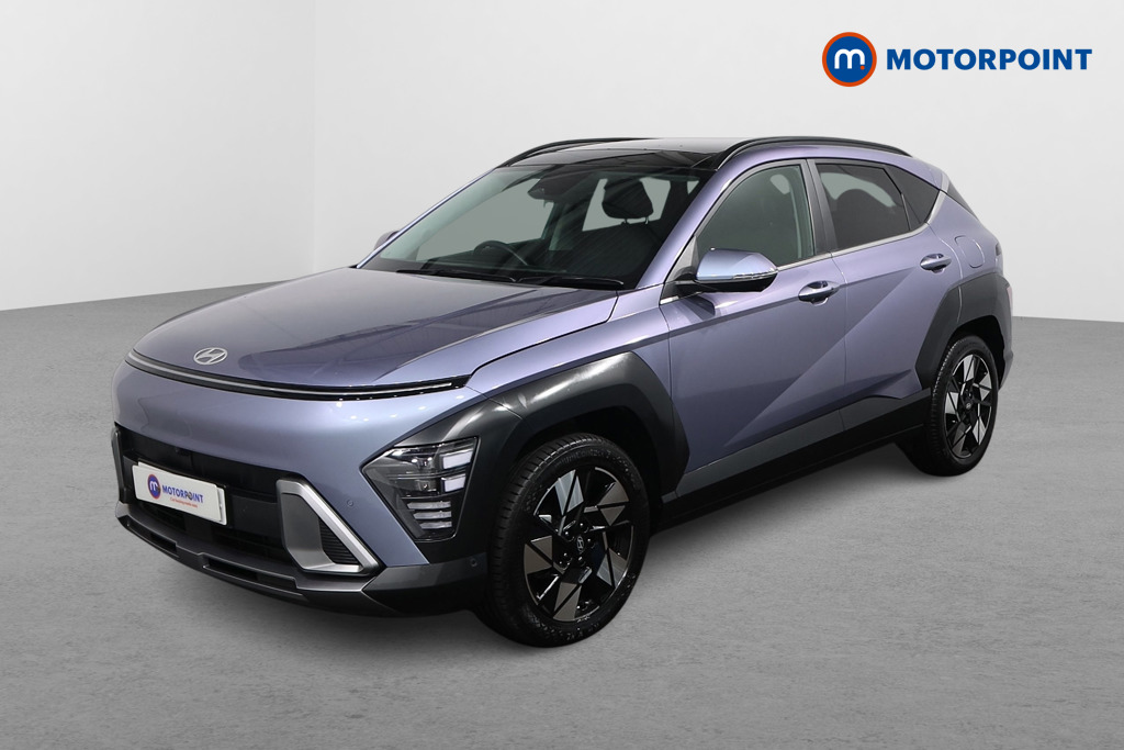 Hyundai Kona Ultimate Automatic Petrol-Electric Hybrid SUV - Stock Number (1610940) - Passenger side front corner