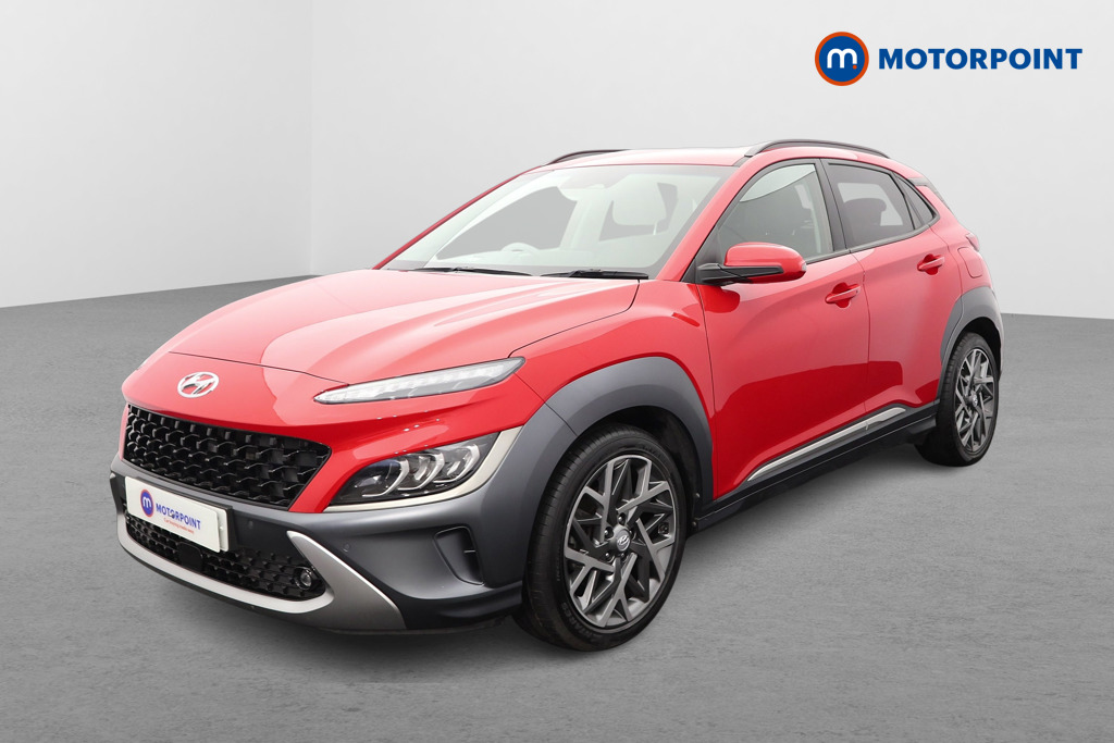 Hyundai Kona Ultimate Automatic Petrol-Electric Hybrid SUV - Stock Number (1596621) - Passenger side front corner