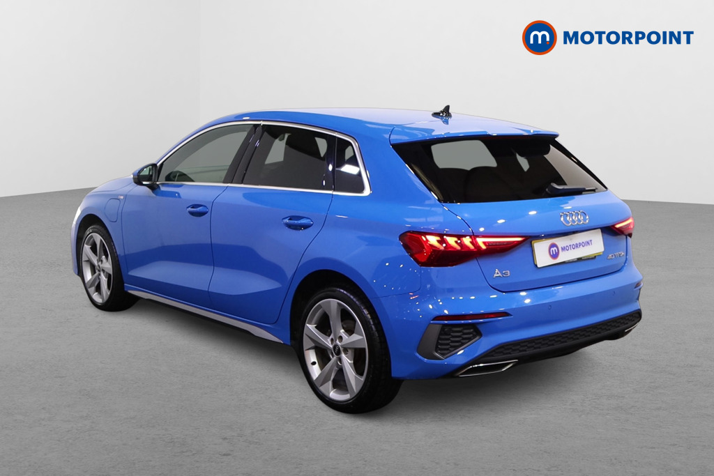 Audi A3 S Line Automatic Petrol Plug-In Hybrid Hatchback - Stock Number (1608312) - Passenger side rear corner