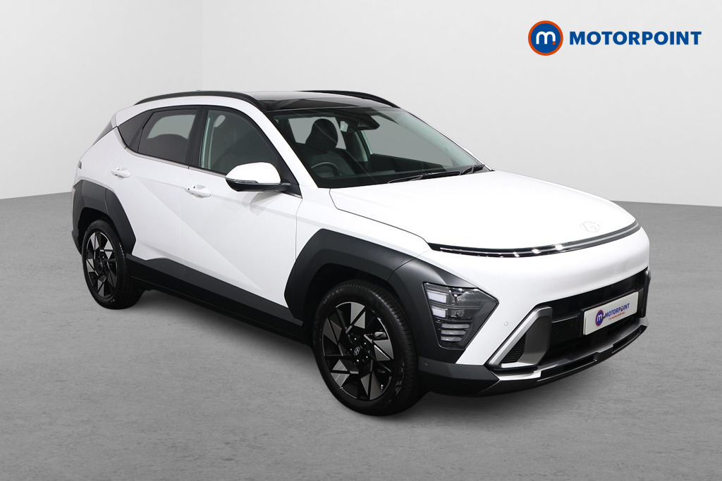 Hyundai Kona Ultimate Automatic Petrol-Electric Hybrid SUV - Stock Number (1610910) - Drivers side front corner