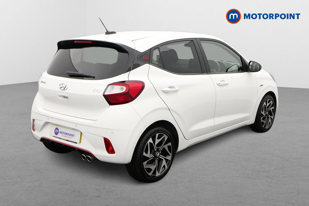 Hyundai I10 N Line Manual Petrol Hatchback - Stock Number (1610293) - Drivers side rear corner