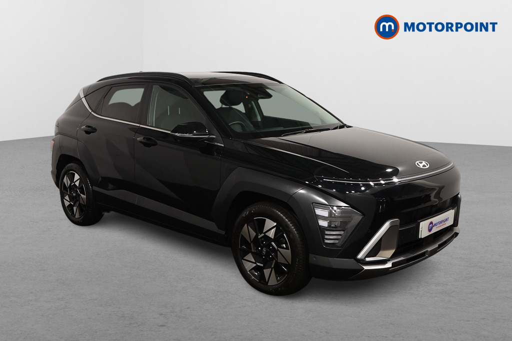 Hyundai Kona Ultimate Automatic Petrol-Electric Hybrid SUV - Stock Number (1610802) - Drivers side front corner